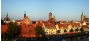Silhouette Stralsunds mit Blick über die vier Kirchen