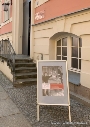 Ausstellung zu künstlerischen Ideen für ein Erinnerungszeichen zur Friedlichen Revolution in Mecklenburg-Vorpommern in der Badenstraße 17