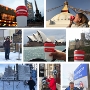 Eine Auswahl an Fotos mit dem Stralsunder Kaffee-Becher in aller Welt