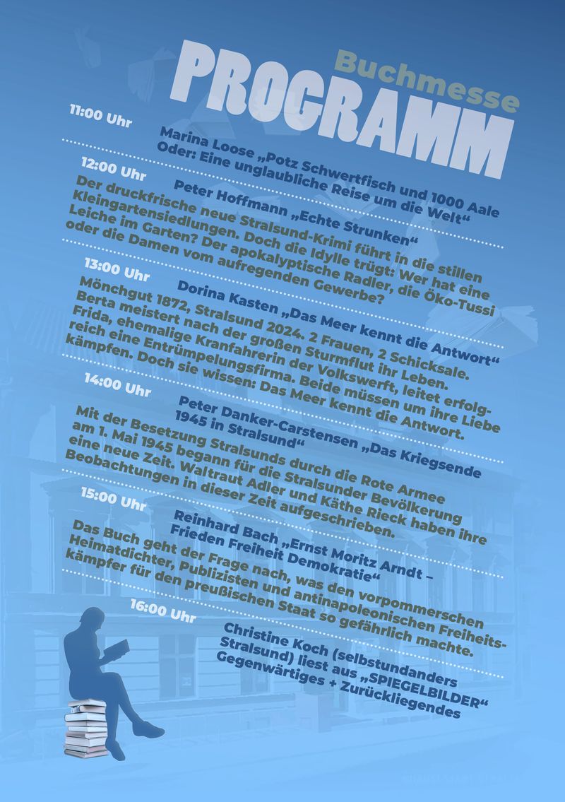 Flyer Buchmesse Stralsund 2025 Flyer Buchmesse Stralsund 2025